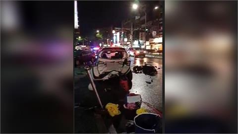 基隆轎車連續衝撞清潔隊員、騎士、路人　駕駛疑毒駕下場曝