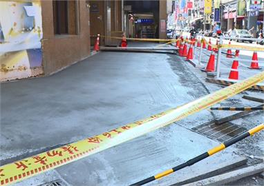 基隆廟口美食區騎樓整平工程　優化行人步行空間