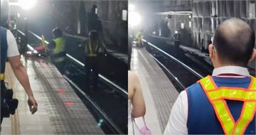 台鐵板橋站驚見「民眾臥軌」　列車進站急煞誤點30分鐘