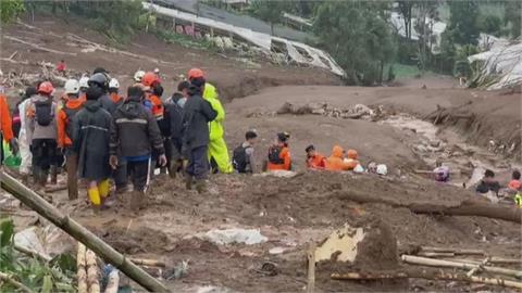 印尼大雨成災釀山崩　至少8死80餘人失蹤