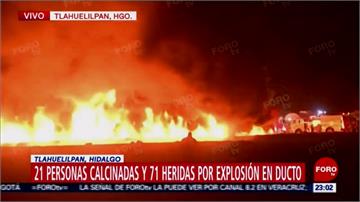 墨西哥驚傳燃料管爆炸！釀21死、71傷