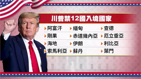 川普「禁12國入境、7國部分限制」　停發哈佛外籍生簽證
