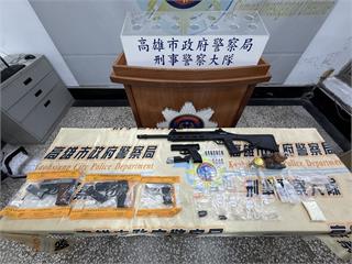 2男涉販毒擁槍自重　警攻堅睡夢中驚醒被逮