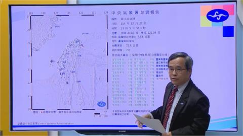 21：31宜蘭外海規模5.3地震　氣象署研判「1227餘震」