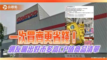 一次買齊更省錢！網友曬出好市多高CP值商品清單