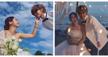 13年愛情修成正果！ 鼓鼓結婚週年曬婚紗照　甜蜜告白「接住我所有空洞」