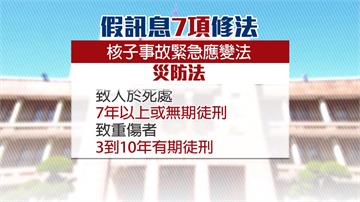 防制假訊息！行政院提7項修法 最重無期徒刑