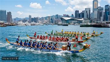 埃及法老划龍舟！香港國際龍舟賽卡達隊創意變裝吸睛