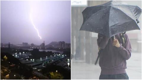 大雷雨「狂砸雙北」天氣又驟變！專家曝「週末氣溫」猛降10℃：很難得