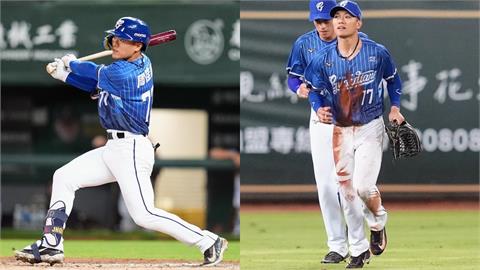 中職(影)／強迫取分成功還秀超美技撲接！周佳樂助富邦悍將勇奪３連勝