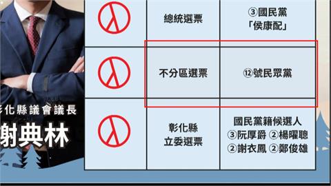 挺郭派歸隊？謝典林表態了　柯轟「國民黨當選會被中國買掉」　趙少康轟不厚道