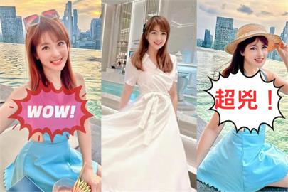 49歲前主播泳裝辣照瘋傳 網讚「根本少女」她笑:再不發要等60歲?