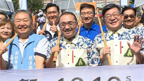 新北義民祭熱鬧登場　侯友宜率近4千人「挑擔踩街」