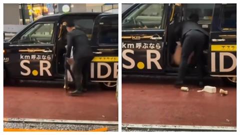 東京驚傳當街擄人？妹子慘遭西裝男強塞計程車　「37秒超扯畫面曝」全網炸鍋