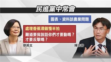 蕉價崩被總統罵  陳吉仲：自我要求比長官高