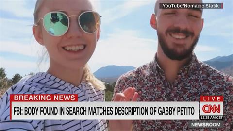 美國網紅旅遊失蹤案「22歲沛提托遺體尋獲」　未婚夫列嫌疑人後失聯