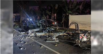 又是「喪屍」！高雄男毒駕拒檢撞警車　自撞電線桿害301戶大停電