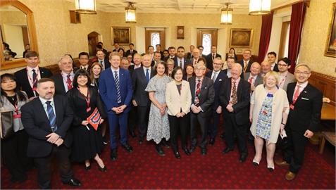 蔡英文訪英國國會獲跨黨派議員熱烈歡迎 外交部:厚植台英情誼