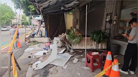 毒駕衝撞騎樓案外案! 債務糾紛強拉被害人害車失控衝撞