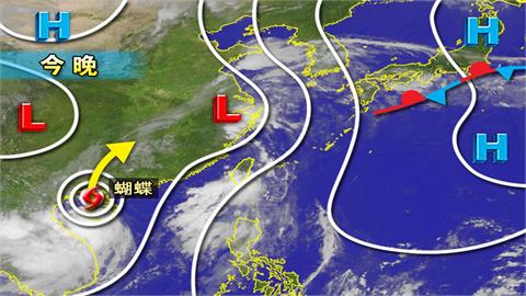 TD02直衝「掛在台灣」如山陀兒翻版!林嘉愷示警「這風增強」1圖看紫爆地區