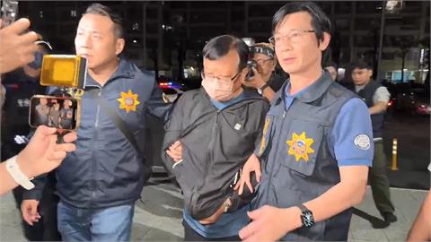 最新／中油「最貪執行長」徐漢破壞腳鐐逃台東落網　移送警局畫面曝光