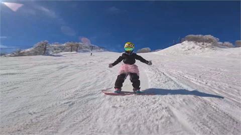 比大人還猛！5歲萌妹征服日本黑線滑雪道　吸萬人朝聖：再度被姐迷倒一波