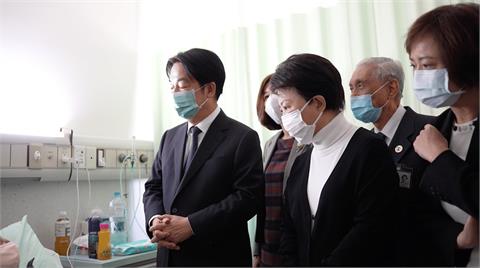 賴總統探視氣爆傷者　要求相關單位做好公共安全
