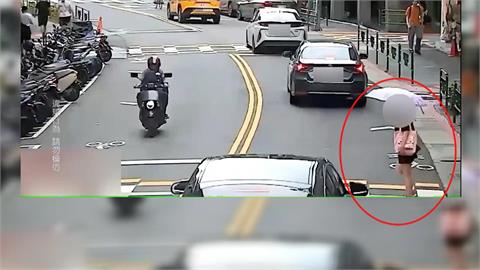 師大商圈轎車直撞!  婦倒地一度無呼吸心跳 麻醉師救援