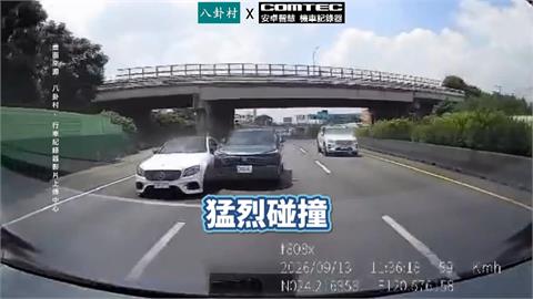國道頻換車道競速　休旅車撞上進口車　警查有無案外案