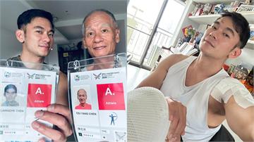 亮哲負傷力拼世壯運！自嘲「行走的中藥行」 攜國手爸一同參戰