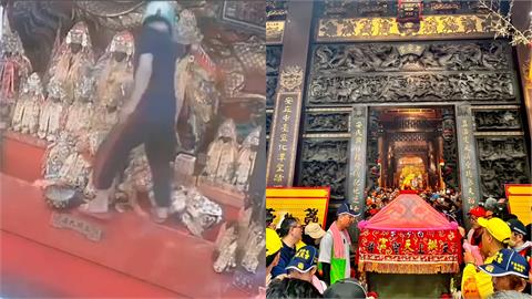 鐮刀男亂砍「彰化百年神像」身首慘分離!媽祖廟發怒示警:必有天收