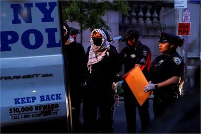 哥倫比亞大學再傳抗議活動　警方逮捕40至50名學生