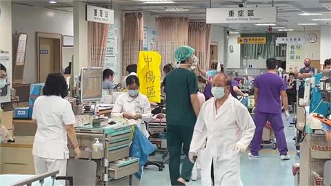 醫師跪地搶救與死神拔河　榮總急召回150名醫護