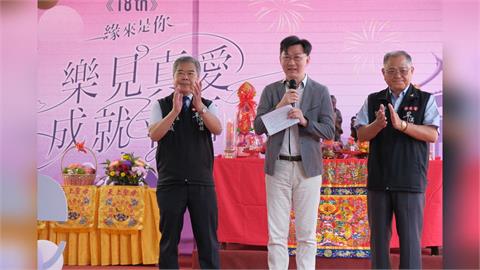 快新聞／台中樂成宮月緣節　董建宏：樂見真愛成就幸福