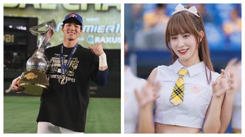 中職/「你的背號剛好是我背號的一半」陳晨威浪漫誓詞感動啾啾求婚大成功