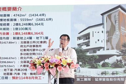 台南北區區政大樓動土 黃偉哲:提升市民幸福感