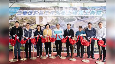 五股防洪再升級！二重疏洪道左岸完工　蘇巧慧：中央地方通力守護大台北