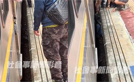 快新聞／29歲女頭暈跌落台鐵月台縫隙！　民眾衝上前合力救人