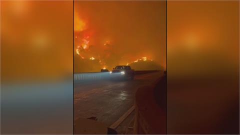 美國加州冬季野火狂燒 500位居民緊急撤離