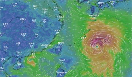 烟花颱風逼近！各國預測路徑曝　日本氣象廳預測颱風「登陸」北台灣
