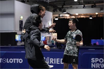 世大運／狂賀！台灣桌球男團推倒「萬里長城」強敵中國！鏖戰5局奪隊史首金