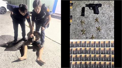 快新聞／嚇壞！台中男稱「喝20包毒咖啡」闖游泳池　持槍朝6歲女童扣扳機