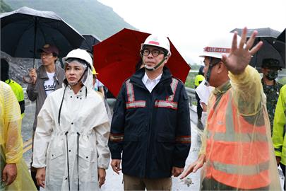 快新聞／赴高雄六龜視察　陳其邁：守護山區民眾權益、工程人員注意安全