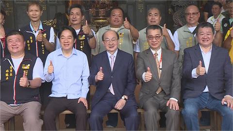 快新聞／傳賴清德逼宮柯建銘辭去總召？　新竹內天后宮2人互動畫面曝光
