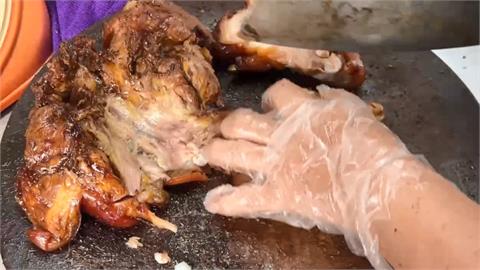 豬腳一條街被爆坑客？半斤豬腳比較貴　打開還是有骨頭
