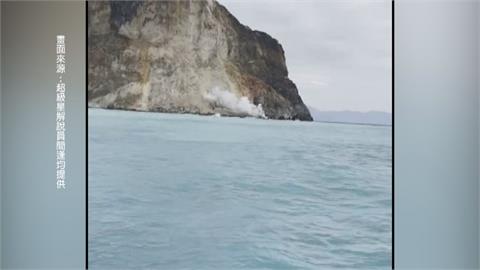 搶看龜山島熿煙奇景　觀光船全出航
