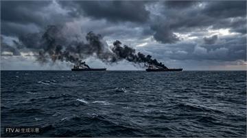 伊朗革命衛隊宣稱 2艘油輪荷莫茲海峽以南觸雷起火