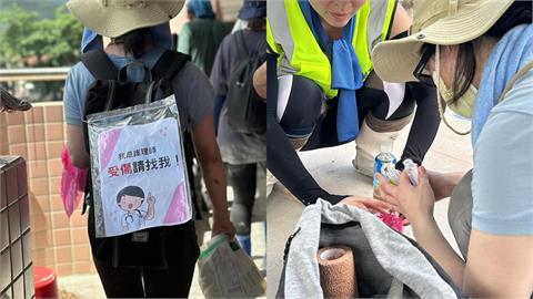 花蓮傳潰堤嚇壞志工！護理師直闖災區「背影驚見這10字」藏洋蔥：行走天使