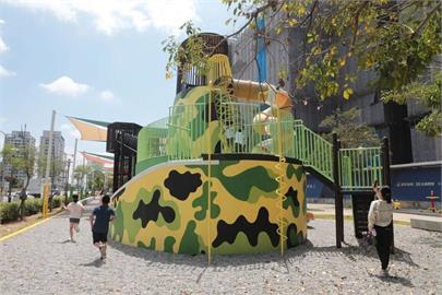 台南市精忠公園啟用　建置軍事元素特色遊戲場