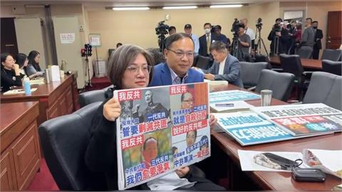 快新聞／藍白又聯手！5度封殺國防特別預算　綠委送這看板嗆蔣萬安